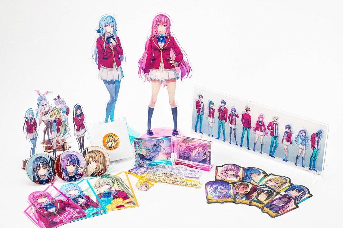 ようこそ実力至上主義の教室へ』の展示会とオリジナルグッズを