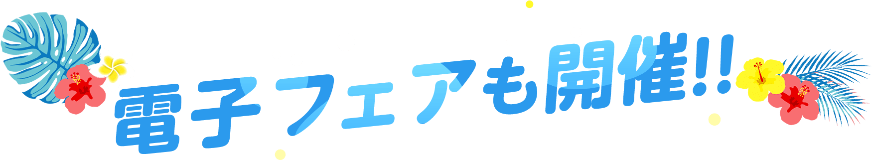 電子フェアも開催!!